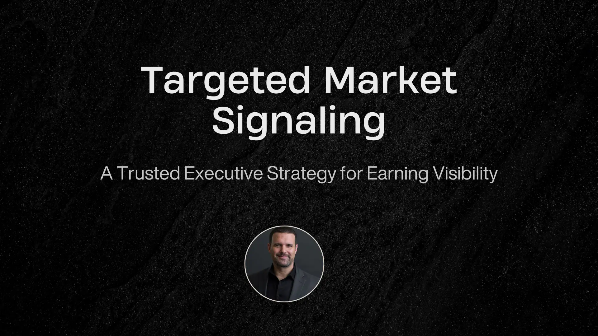 Targeted Market Signaling