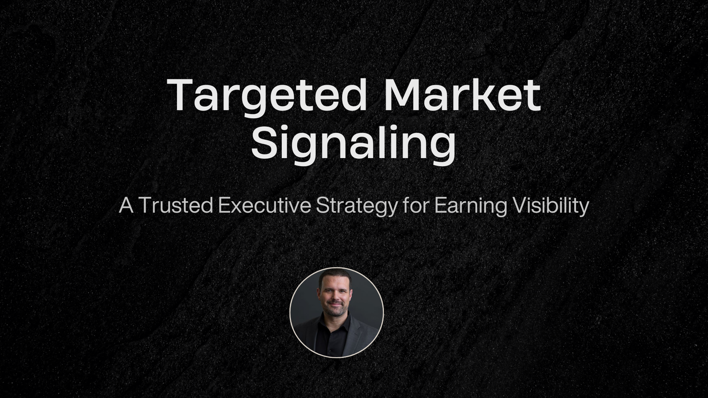 Targeted Market Signaling