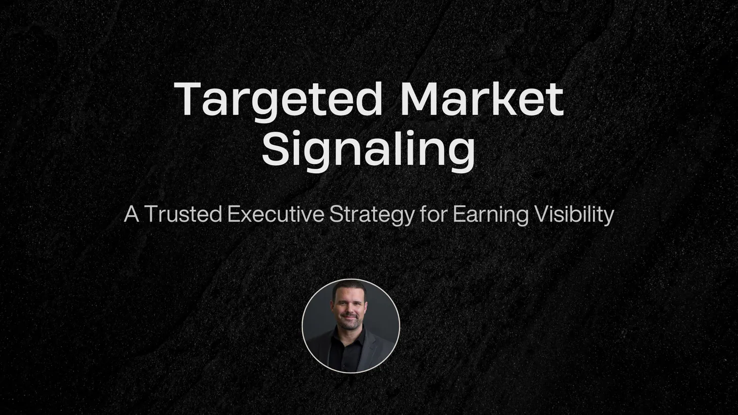 Targeted Market Signaling