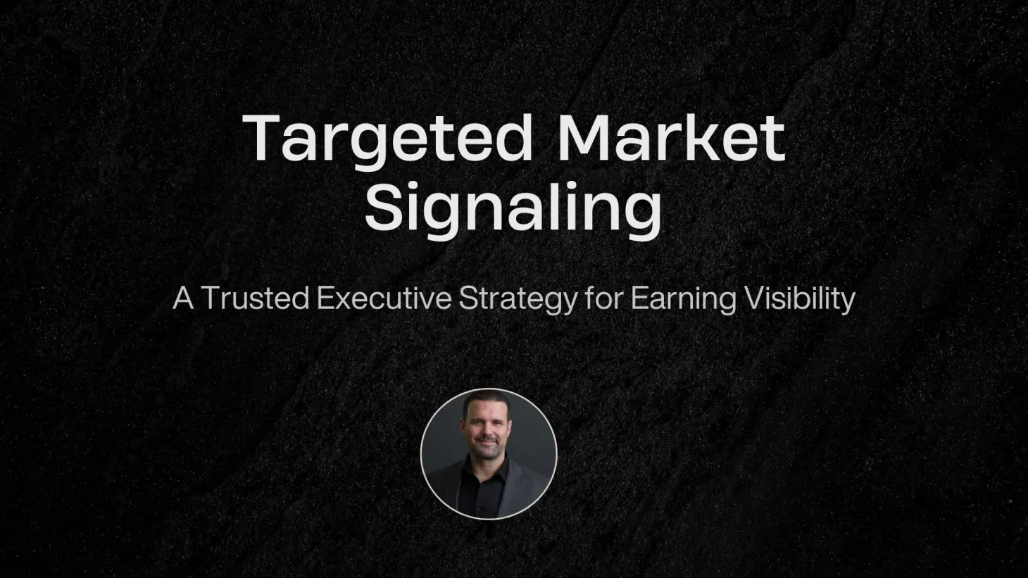 Targeted Market Signaling